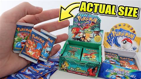 small packs of pokemon cards